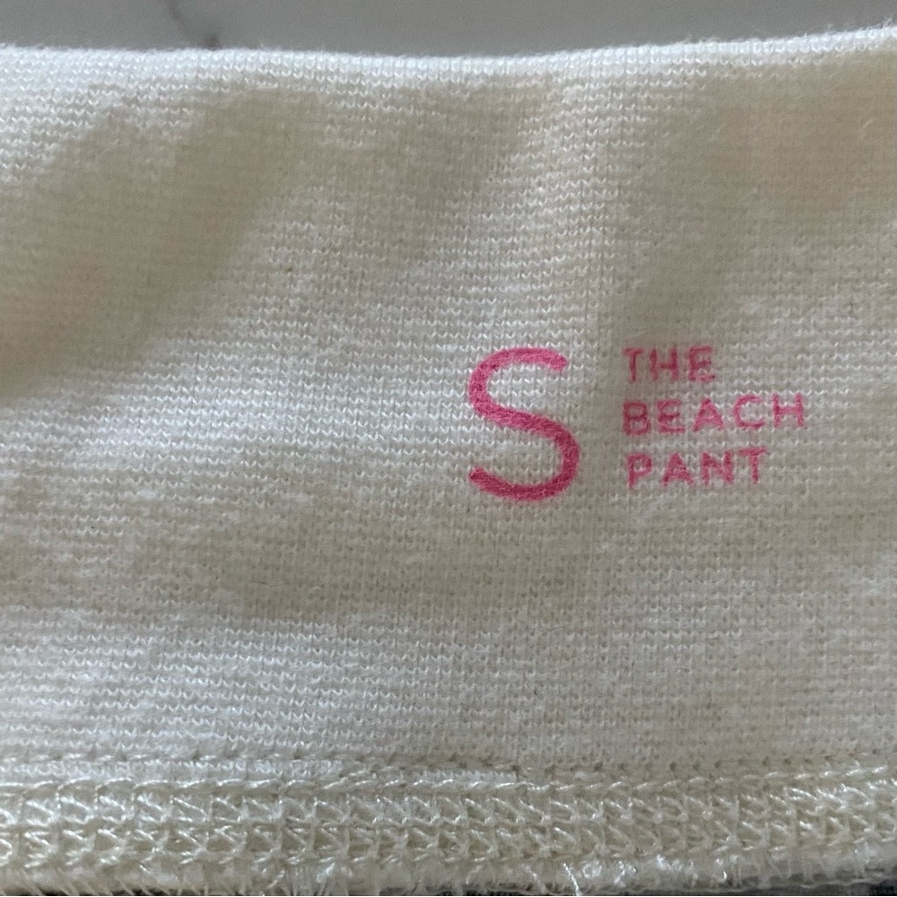 Lilly Pulitzer Beach Pant Linen Chocolate Zebra EUC - Picture 8 of 8